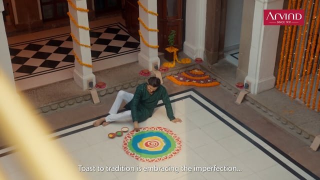 Still from the Arvind festival campaign film