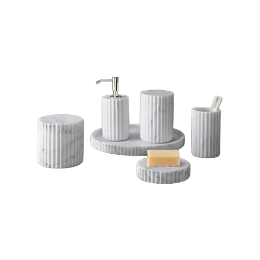 Bianca Bathroom Set (6 pieces)